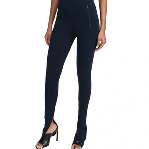 Wardrobe.NYC Side Zip Leggings Blue Size XS High Rise Stretch Designer Pants